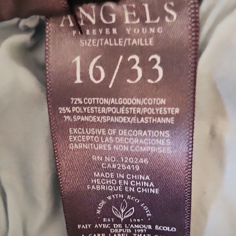 Angels High Rise Skinny Jeans W/ Comfort Waistband-  16/33 - Picture 7 of 7